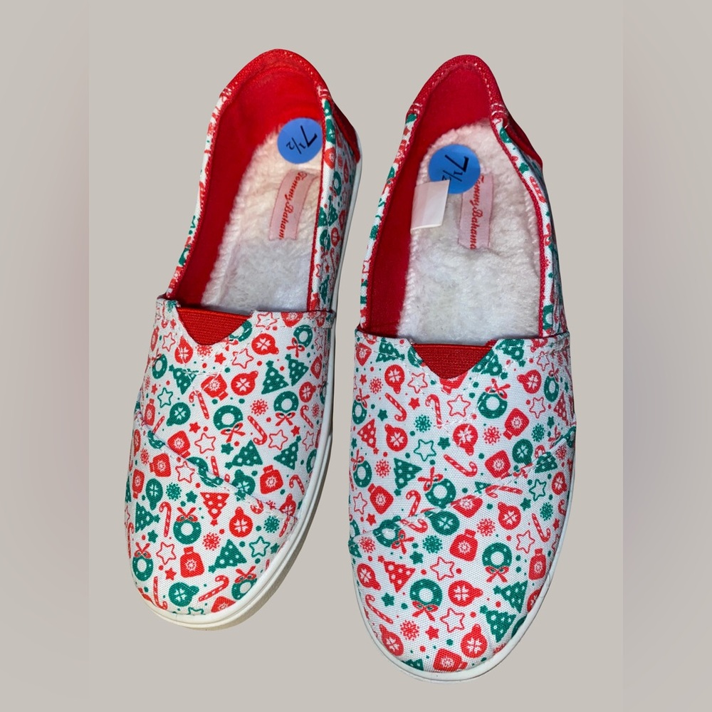 Tommy Bahama Holiday Slip On Shoes 7 1/2